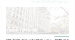 Desktop Screenshot of downtownspokanechiro.com