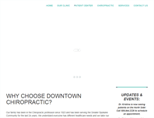 Tablet Screenshot of downtownspokanechiro.com